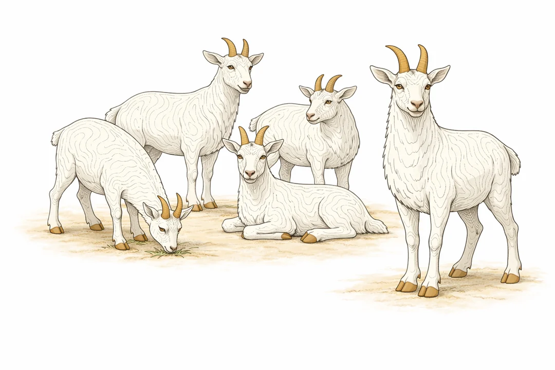 Cashmere goats